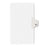 Avery Consumer Products Numeric Divider, "67", Side Tab, 11"x8-1/2", 25/PK, White