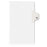 Avery Consumer Products Numeric Divider, "78", Side Tab, 11"x8-1/2", 25/PK, White