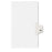 Avery Consumer Products Numeric Divider, "81", Side Tab, 11"x8-1/2", 25/PK, White