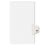 Avery Consumer Products Numeric Divider, "82", Side Tab, 11"x8-1/2", 25/PK, White