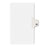 Avery Consumer Products Numeric Divider, "86", Side Tab, 11"x8-1/2", 25/PK, White