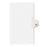 Avery Consumer Products Numeric Divider, "87", Side Tab, 11"x8-1/2", 25/PK, White