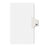 Avery Consumer Products Numeric Divider, "88", Side Tab, 11"x8-1/2", 25/PK, White