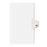 Avery Consumer Products Numeric Divider, "90", Side Tab, 11"x8-1/2", 25/PK, White