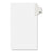 Avery Consumer Products Numeric Divider, "92", Side Tab, 11"x8-1/2", 25/PK, White