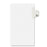Avery Consumer Products Numeric Divider, "93", Side Tab, 11"x8-1/2", 25/PK, White