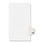 Avery Consumer Products Numeric Divider, "99", Side Tab, 11"x8-1/2", 25/PK, White