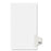Avery Consumer Products Numeric Divider, "100", Side Tab, 11"x8-1/2", 25/PK, White