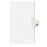 Avery Consumer Products Numeric Divider, "105", Side Tab, 11"x8-1/2", 25/PK, White