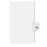 Avery Consumer Products Numeric Divider, "106", Side Tab, 11"x8-1/2", 25/PK, White