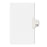 Avery Consumer Products Numeric Divider, "114", Side Tab, 11"x8-1/2", 25/PK, White