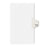 Avery Consumer Products Numeric Divider, "115", Side Tab, 11"x8-1/2", 25/PK, White