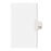 Avery Consumer Products Numeric Divider, "116", Side Tab, 11"x8-1/2", 25/PK, White