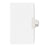 Avery Consumer Products Numeric Divider, "117", Side Tab, 11"x8-1/2", 25/PK, White