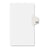 Avery Consumer Products Numeric Divider, "120", Side Tab, 11"x8-1/2", 25/PK, White