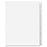 Avery Consumer Products Index Dividers, Side Tab, 151-175, 8-1/2"x11", White