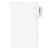 Avery Consumer Products Alphabetical Divider, "U", Side Tab, 8-1/2"x11", WE