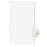 Avery Consumer Products Legal Divider W/Letter "H", Side Tab, 11"x8-1/2", 25/PK