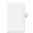 Avery Consumer Products Legal Divider W/Letter "U", Side Tab, 11"x8-1/2", 25/PK