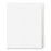 Avery Consumer Products Collated Dividers, 1-25, Side Tab, 11"x8-1/2", 25/Set, White