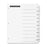 Avery Consumer Products Index Divider W/Table of Contents, 1 set of 10, White/BK