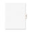 Avery Consumer Products Index Divider, "Index", Side Tab, 8-1/2"x11", 25/PK, White