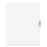 Avery Consumer Products Table of Contents Tabs, Side Tab, 11"x8-1/2"