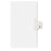 Avery Consumer Products Numeric Divider, "5", Side Tab, 11"x8-1/2", 25/PK, White