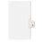 Avery Consumer Products Numeric Divider, "6", Side Tab, 11"x8-1/2", 25/PK, White