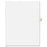 Avery Consumer Products Numeric Divider, "10", Side Tab, 11"x8-1/2", 25/PK, White