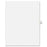 Avery Consumer Products Numeric Divider, "12", Side Tab, 11"x8-1/2", 25/PK, White
