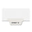 Avery Consumer Products Divider, "Exhibit B", Bottom Tab, 8-1/2"x11", 25/PK, White