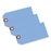 Avery Consumer Products Shipping Tag, No 5, Plain, 4-3/4"x2-3/8", 1000/BX, Blue