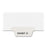 Avery Consumer Products Divider, "Exhibit R", Bottom Tab, 8-1/2"x11", 25/PK, White