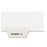 Avery Consumer Products Divider, "Exhibit U", Bottom Tab, 8-1/2"x11", 25/PK, White