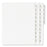 Avery Consumer Products Index Divider, Exhibit 1-25, Side Tab, 25/PK, White