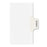 Avery Consumer Products Index Divider, Exhibit 5, Side Tab, 25/PK, White