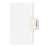 Avery Consumer Products Index Divider, Exhibit 6, Side Tab, 25/PK, White