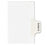 Avery Consumer Products Index Divider, Exhibit 12, Side Tab, 25/PK, White