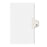 Avery Consumer Products Alphabetical Divider, "R", Side Tab, 8-1/2"x11", 25PK, White