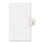 Avery Consumer Products Alphabetical Divider, "V", Side Tab, 8-1/2"x11", 25PK, White