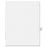 Avery Consumer Products Legal Index, Side Tab 16, 8-1/2"x11", 25/PK, 1/25 Cut