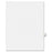 Avery Consumer Products Legal Index, Side Tab 18, 8-1/2"x11", 25/PK, 1/25 Cut