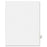 Avery Consumer Products Legal Index, Side Tab 21, 8-1/2"x11", 25/PK, 1/25 Cut