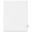 Avery Consumer Products Legal Index, Side Tab 22, 8-1/2"x11", 25/PK, 1/25 Cut