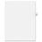 Avery Consumer Products Legal Index, Side Tab 58, 8-1/2"x11", 25/PK, 1/25 Cut