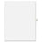 Avery Consumer Products Legal Index, Side Tab 87, 8-1/2"x11", 25/PK, 1/25 Cut