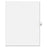 Avery Consumer Products Legal Index, Side Tab 88, 8-1/2"x11", 25/PK, 1/25 Cut