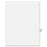 Avery Consumer Products Legal Index, Side Tab 92, 8-1/2"x11", 25/PK, 1/25 Cut