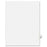 Avery Consumer Products Legal Index, Side Tab 96, 8-1/2"x11", 25/PK, 1/25 Cut